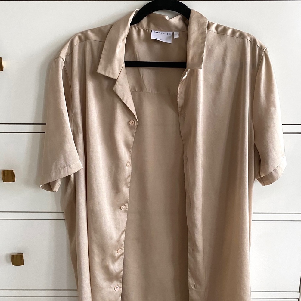 ASOS Satin Button-up